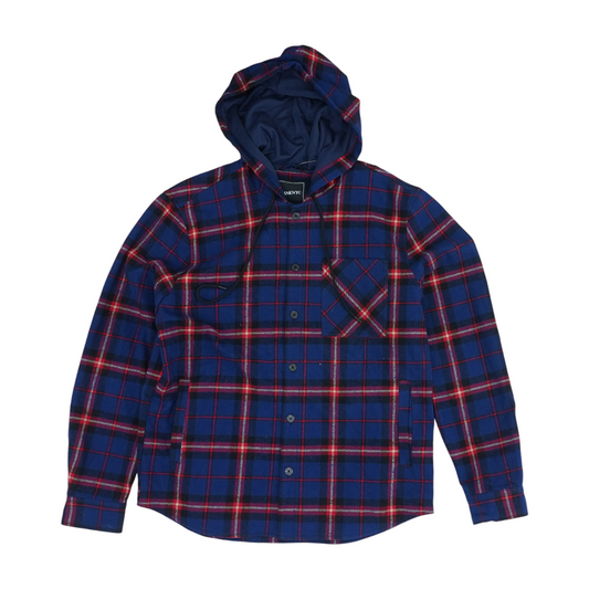 Blue Plaid Flannel Button Down