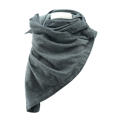 Charcoal Chevron Scarf