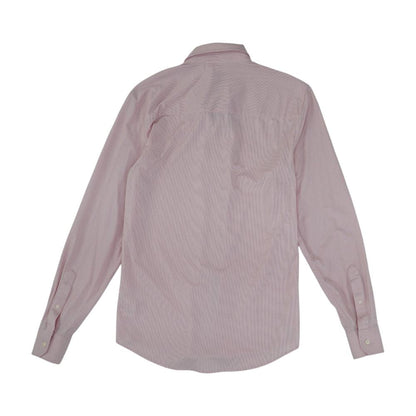 Pink Solid Long Sleeve Button Down