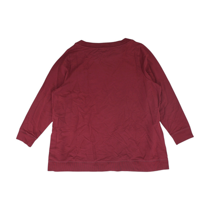 Burgundy Plus Blouse