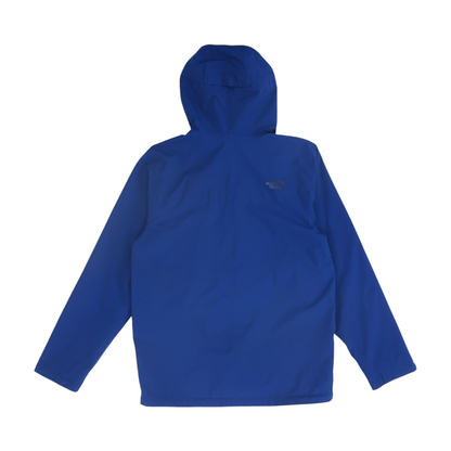 Blue Solid Rain Jacket