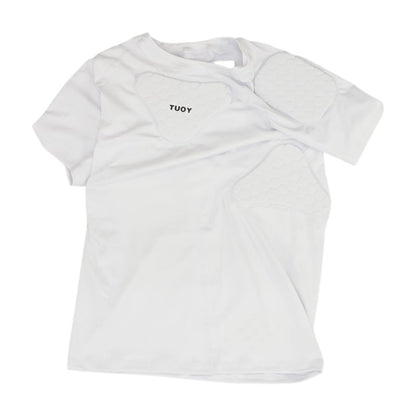 White Solid Active T-Shirt