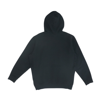 Black Solid Hoodie Pullover