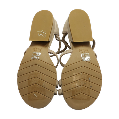 Beige Flat Sandals