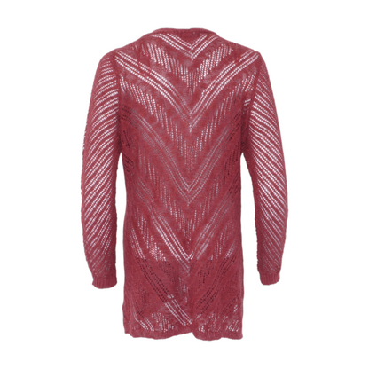Red Cardigan Sweater