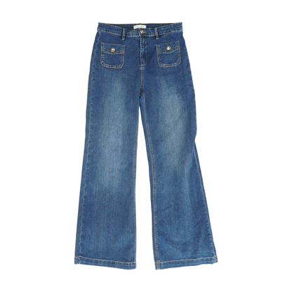 Blue Straight Jeans