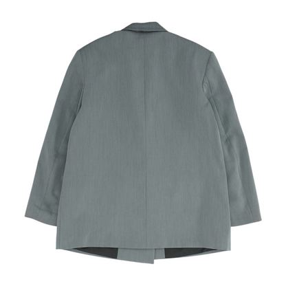 Gray Solid Blazer