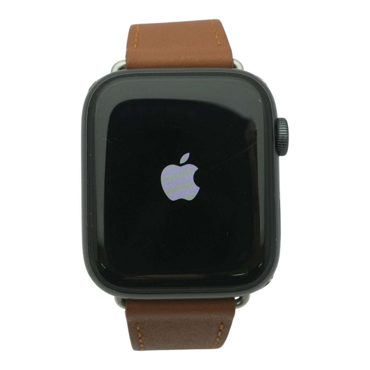44mm Series SE 2 Black Smartwatch Brown Band S/M