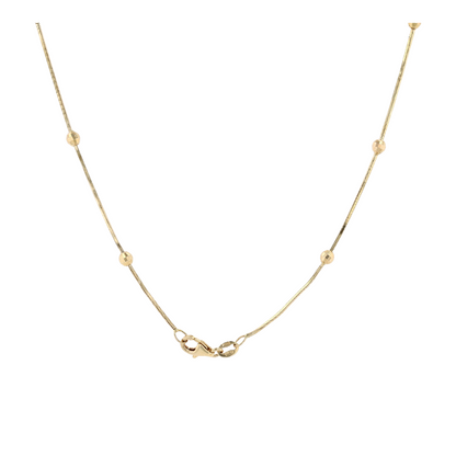 14K Yellow Gold Chain Necklace