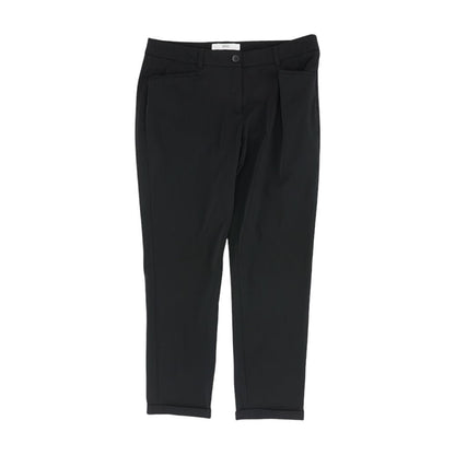 Black Solid Chino Pants