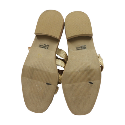 Dolce Vita Tan Flat Sandals – Image 3