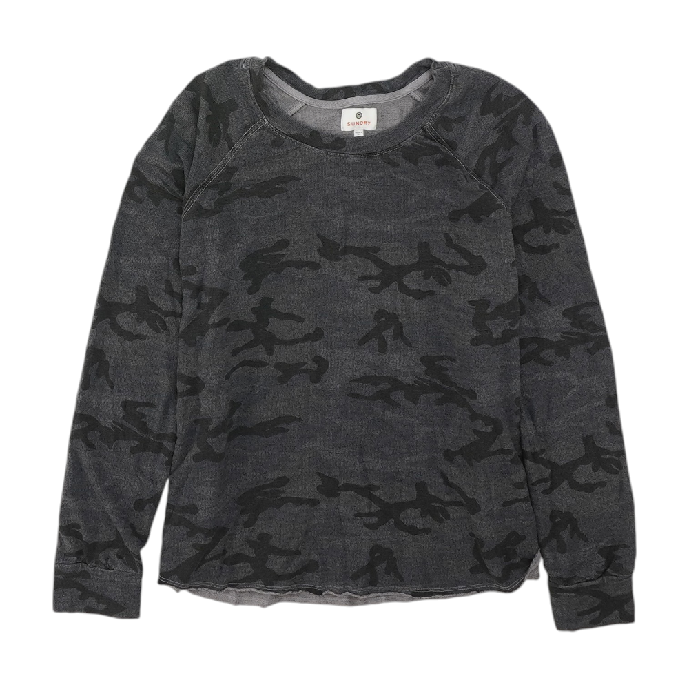 Gray Camo Blouse