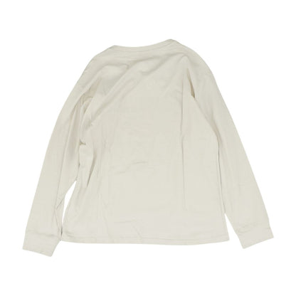 Beige Solid Graphic/logo T-Shirt