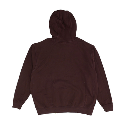 Maroon Solid Hoodie Pullover
