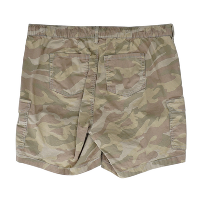 Tan Plus Camo Active Shorts