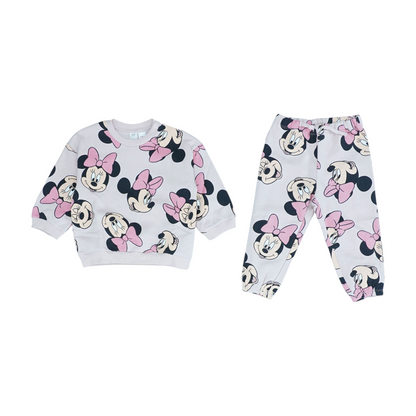 Pink Graphic Long Sleeve Set