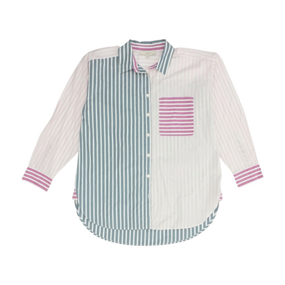 Pink Striped Button Down