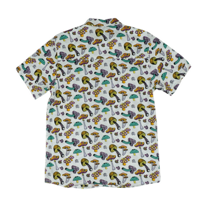 Multi Graphic Short Sleeve Button Down