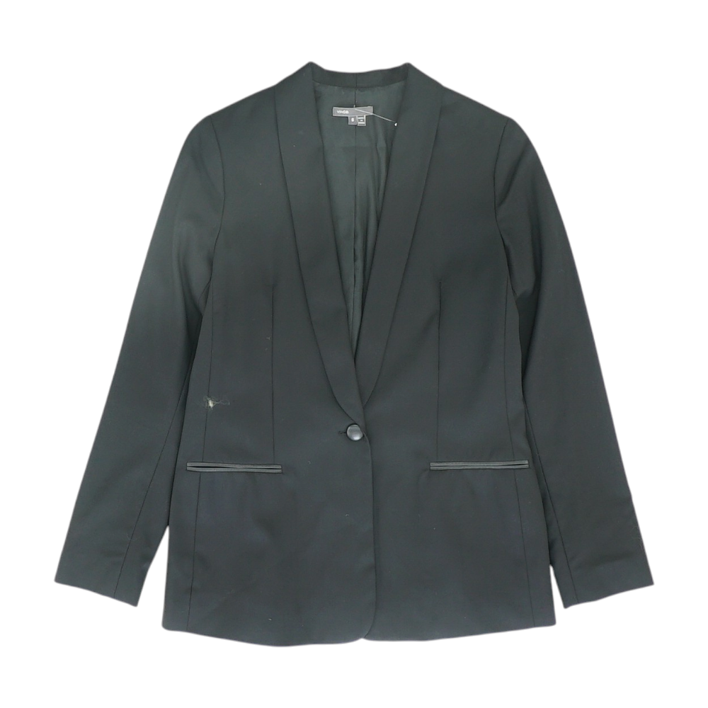 Black Solid Blazer