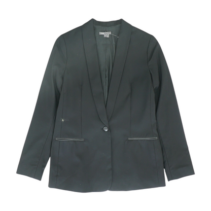 Black Solid Blazer