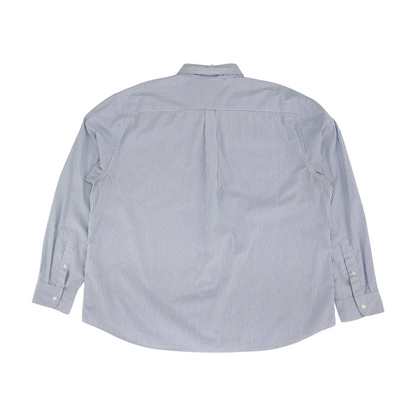 Blue Striped Long Sleeve Button Down