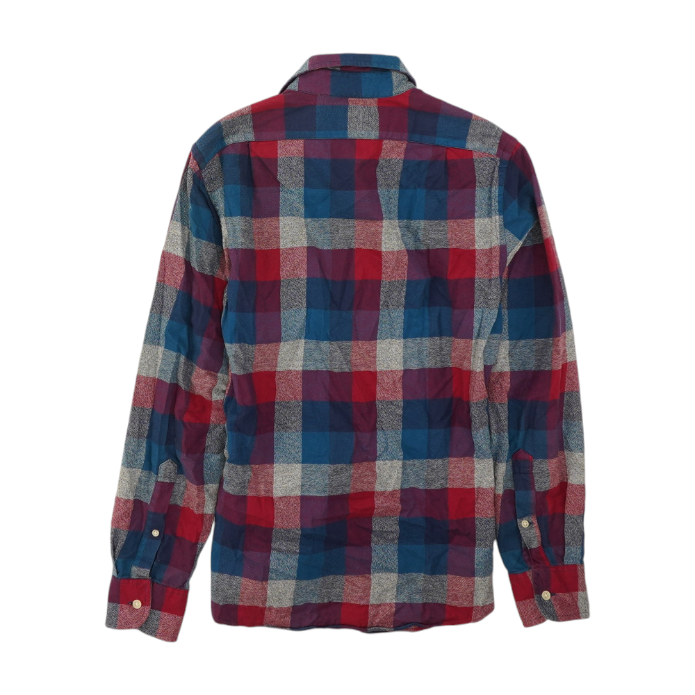 Multi Check Flannel Button Down