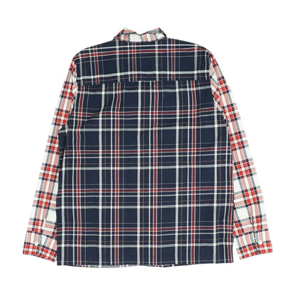 Multi Plaid Long Sleeve Button Down