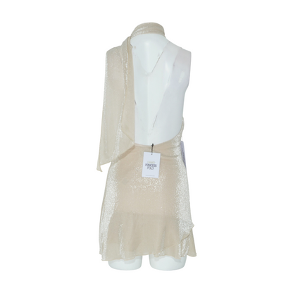Beige Mini Dress