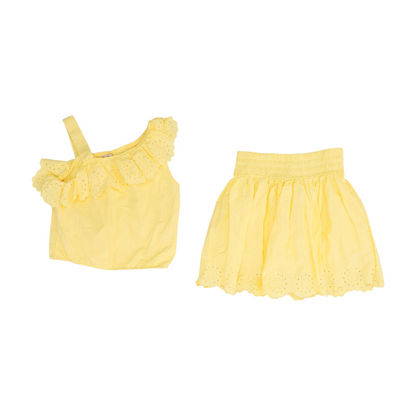 Yellow Sleeveless Set