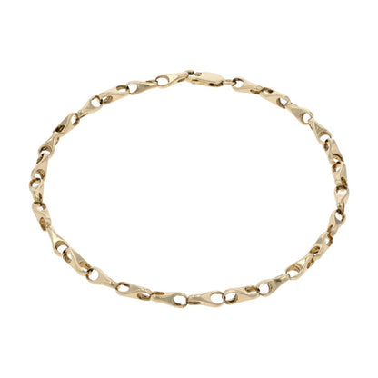 14K Gold Fancy Link Bracelet