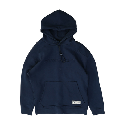 Navy Solid Hoodie Pullover