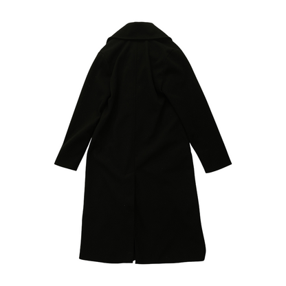 Black Tall Solid Coat