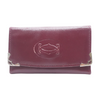 Leather 6 Ring Key Case in Red