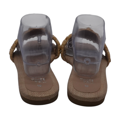 Tan Flat Sandals