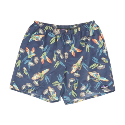 Navy Print Swim Bottom