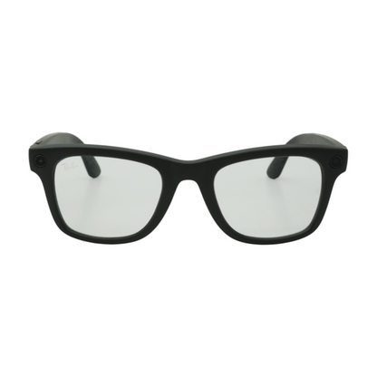 Black Wayfarer Smart Glasses