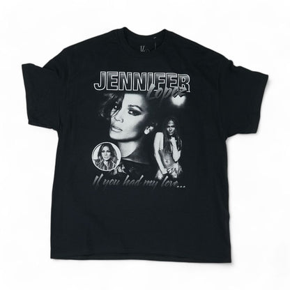 Black Solid Crewneck T-Shirt