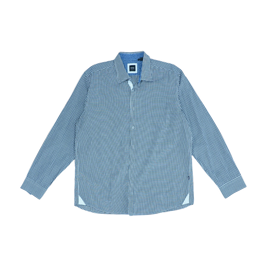 Black Check Long Sleeve Button Down