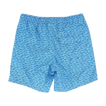 Blue Graphic Swim Bottom