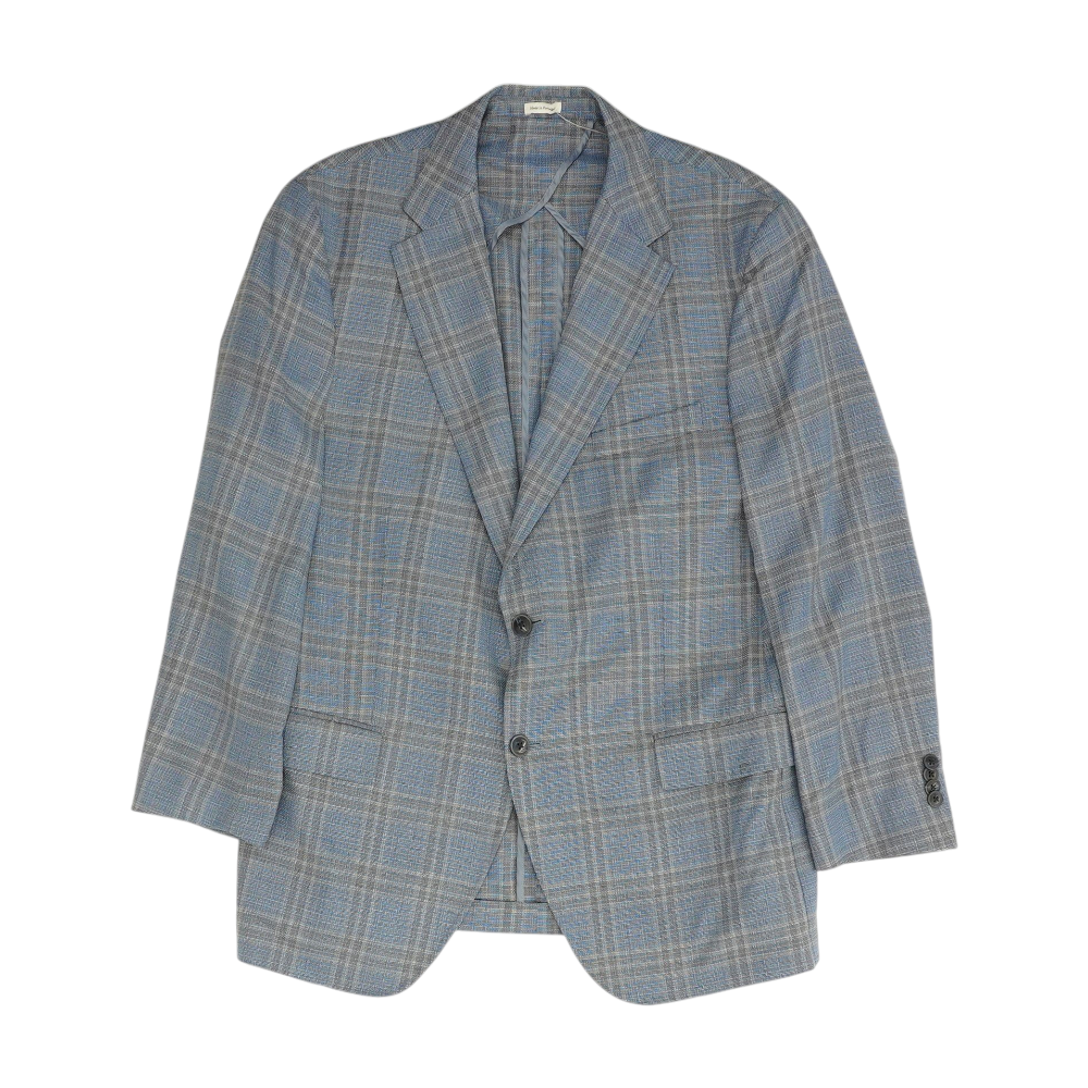 Blue Plaid Blazer