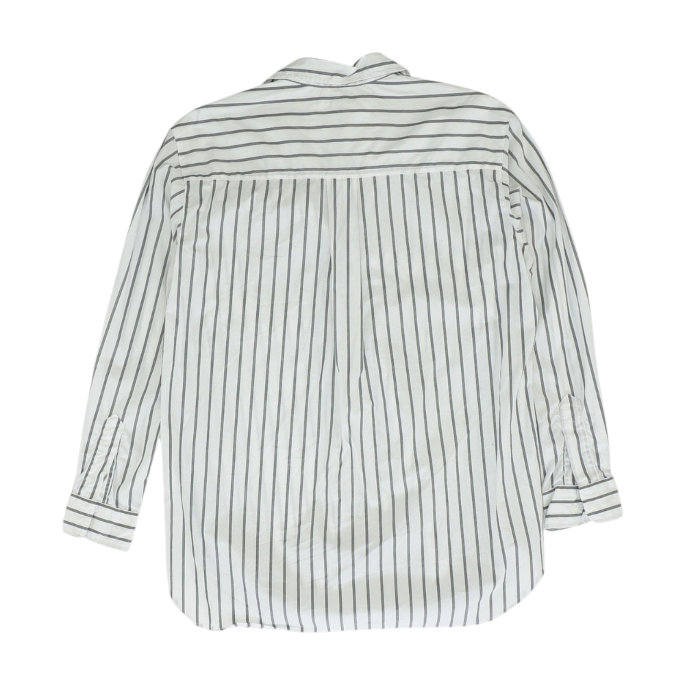 White Striped Button Down