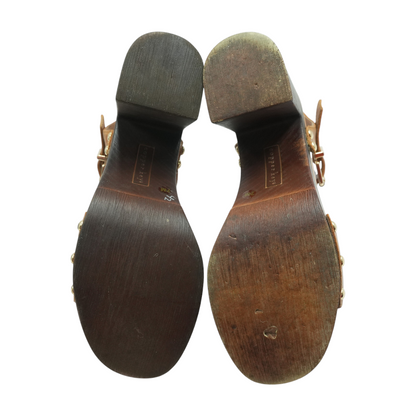 Brown Block Heels
