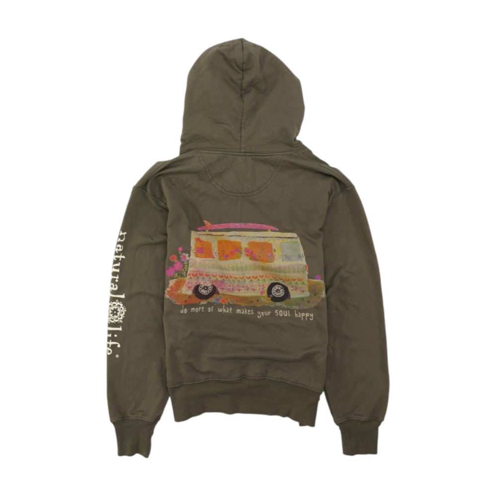 Olive Solid Hoodie Pullover