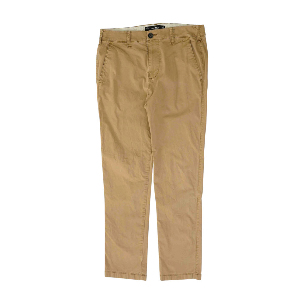 Khaki Straight Pants
