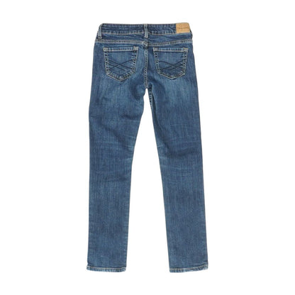 Blue Low Rise Skinny Leg Jeans