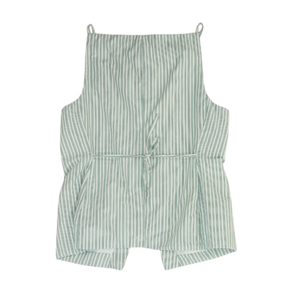 Green Striped Blouse