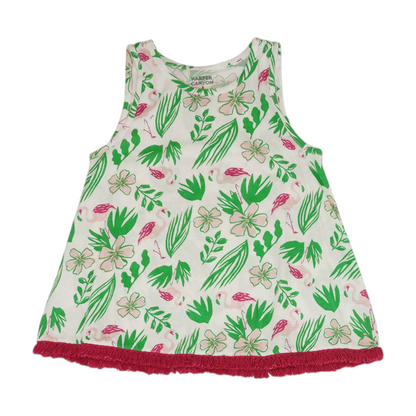 Green Floral Blouse