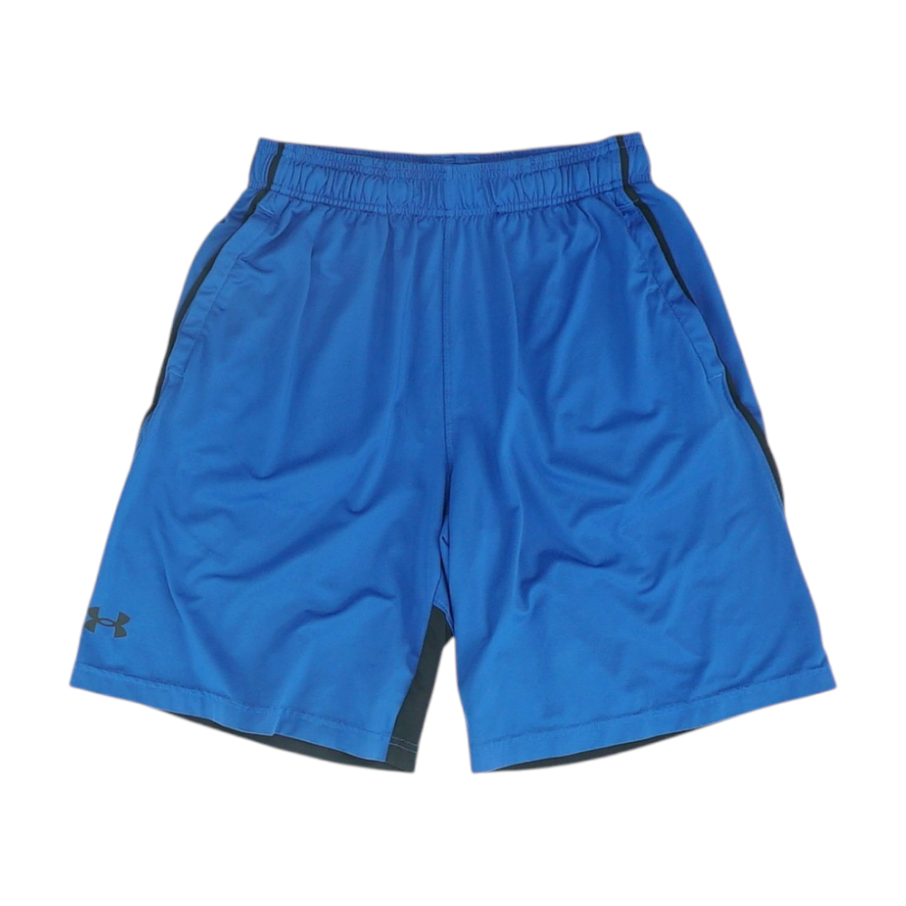 Blue Color Block Active Shorts