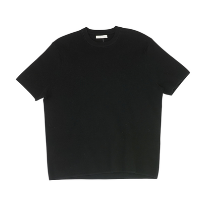 Black Solid Pullover Sweater