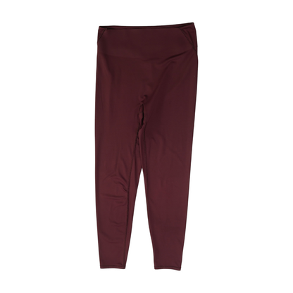 Burgundy Active Leggings